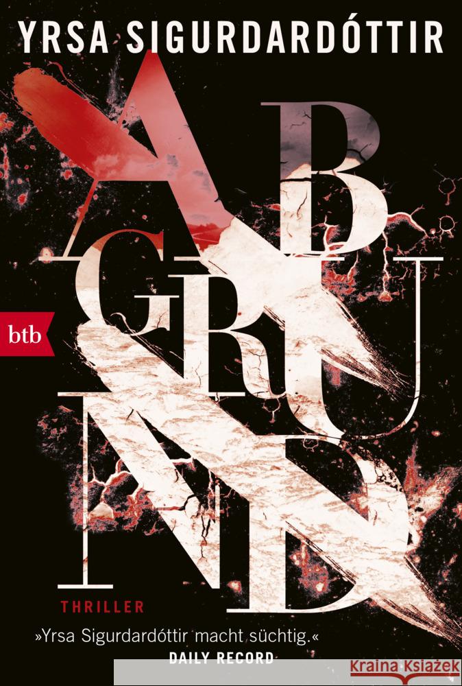 Abgrund Sigurdardóttir, Yrsa 9783442771486 btb