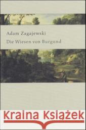 Die Wiesen von Burgund : Ausgewählte Gedichte Zagajewski, Adam 9783446203662