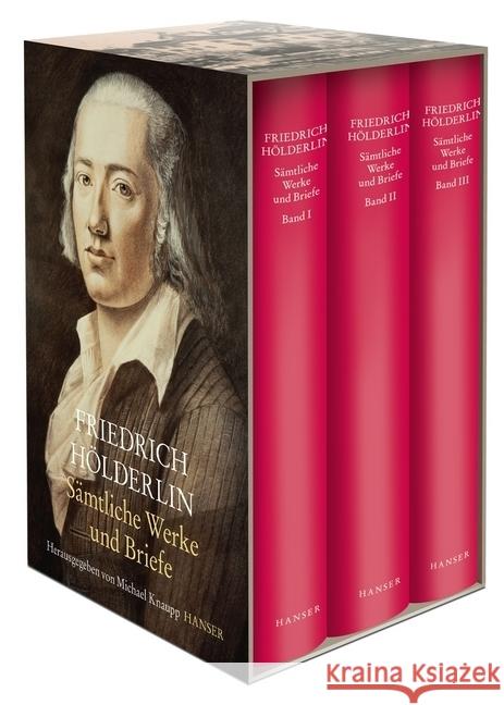 Sämtliche Werke und Briefe, 3 Bände Hölderlin, Friedrich 9783446264649