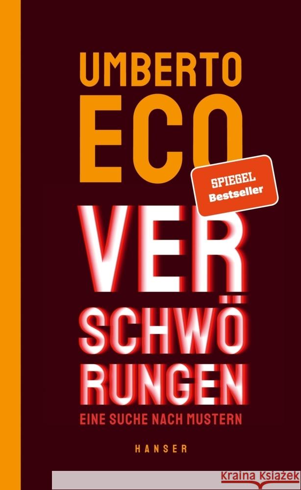 Verschwörungen Eco, Umberto 9783446271432 Hanser