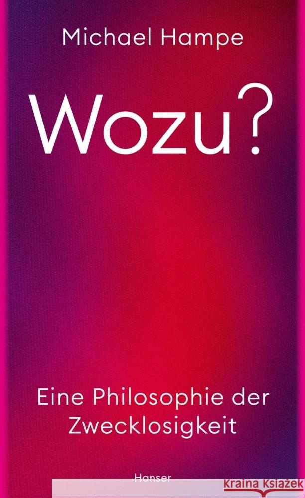 Wozu? Hampe, Michael 9783446279162