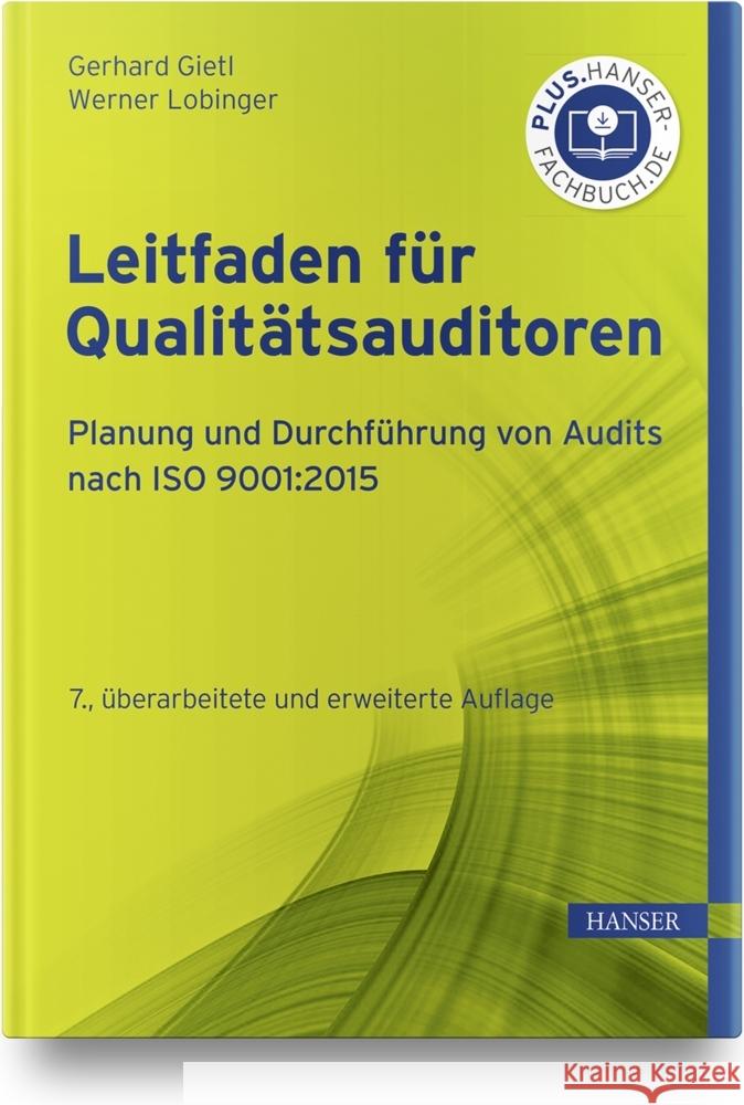 Leitfaden Qualitätsaudit Gietl, Gerhard, Lobinger, Werner 9783446473355