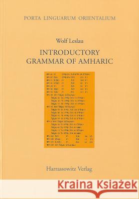 Introductory Grammar of Amharic Wolf Leslau 9783447042710 Harrassowitz