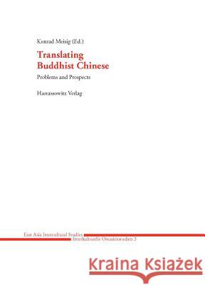 Translating Buddhist Chinese: Problems and Prospects Konrad Meisig 9783447062671 Harrassowitz