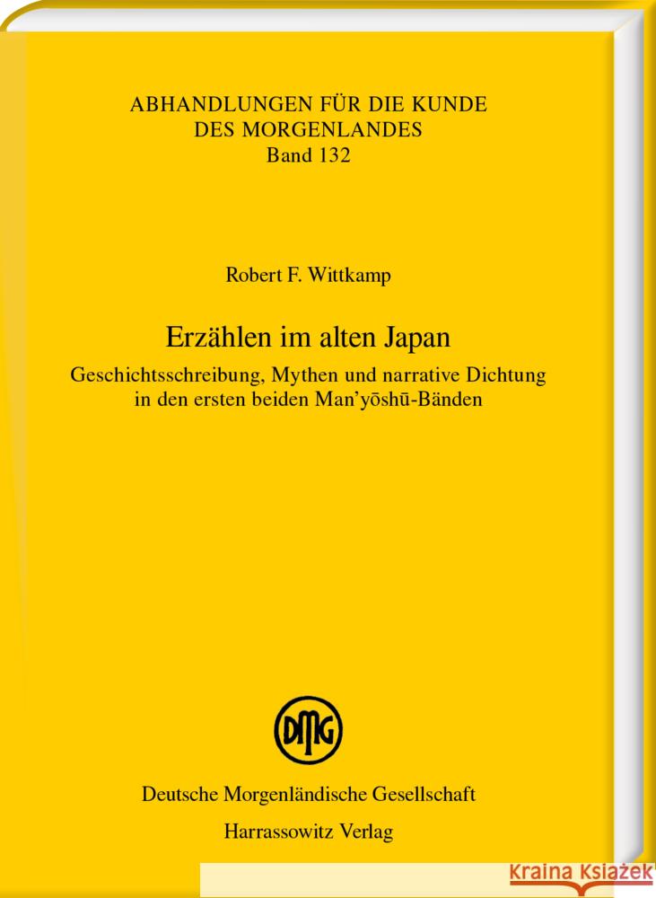 Erzählen im alten Japan Wittkamp, Robert F. 9783447120876 Harrassowitz