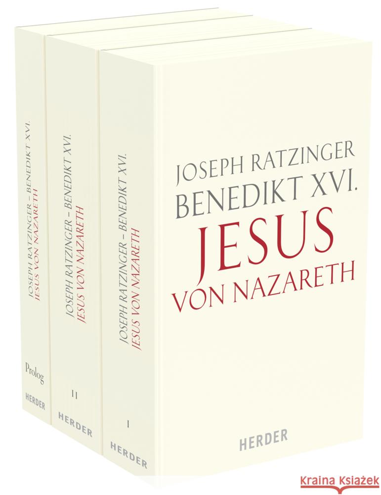 Jesus von Nazareth: 3 Bände, Taschenbuchausgabe Joseph Ratzinger 9783451034435