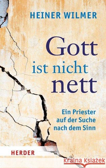 Gott Ist Nicht Nett: Ein Priester Auf Der Suche Nach Dem Sinn Wilmer, Heiner 9783451065347 Herder, Freiburg