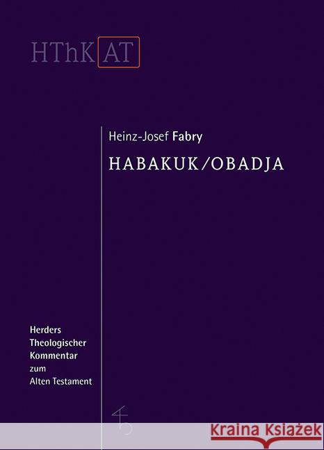 Habakuk/Obadja Fabry, Heinz-Josef 9783451261695