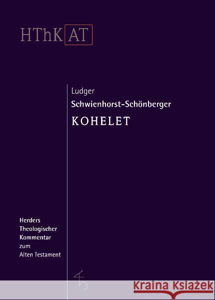 Kohelet Schwienhorst-Schönberger, Ludger Zenger, Erich  9783451268298 Herder, Freiburg