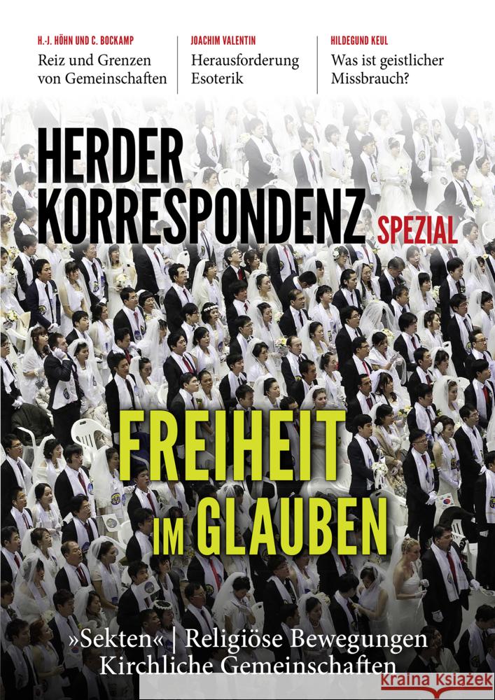 Freiheit im Glauben Herder Korrespondenz 9783451274701