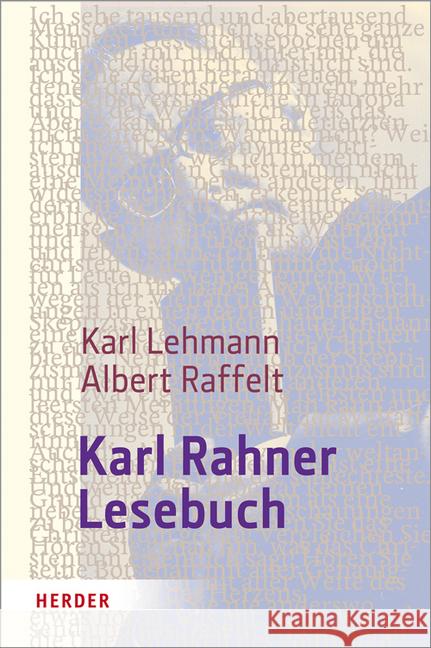 Karl Rahner-Lesebuch Rahner, Karl 9783451332982