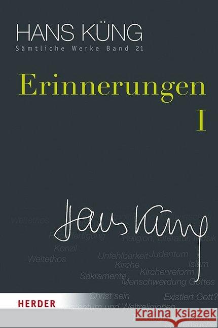 Erinnerungen I Hans Kung 9783451352218 Verlag Herder