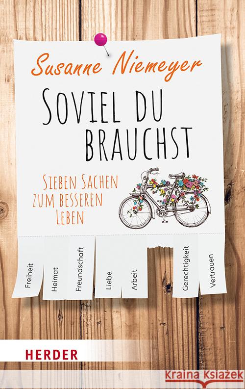 Soviel du brauchst Niemeyer, Susanne 9783451388637