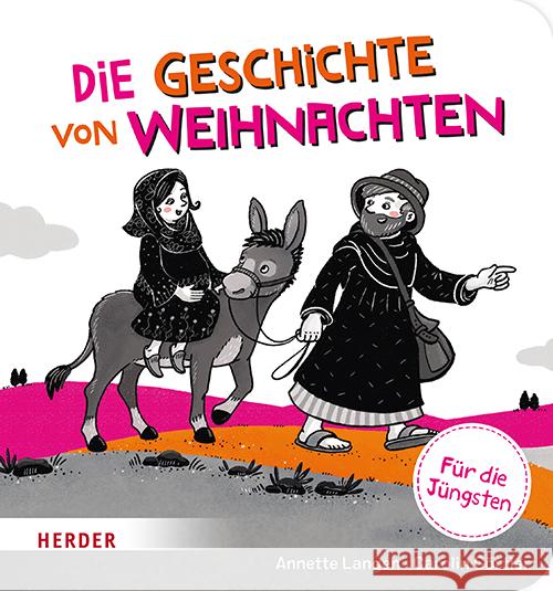 Die Geschichte von Weihnachten Kontrastbuch (Pappbilderbuch) Langen, Annette 9783451717901
