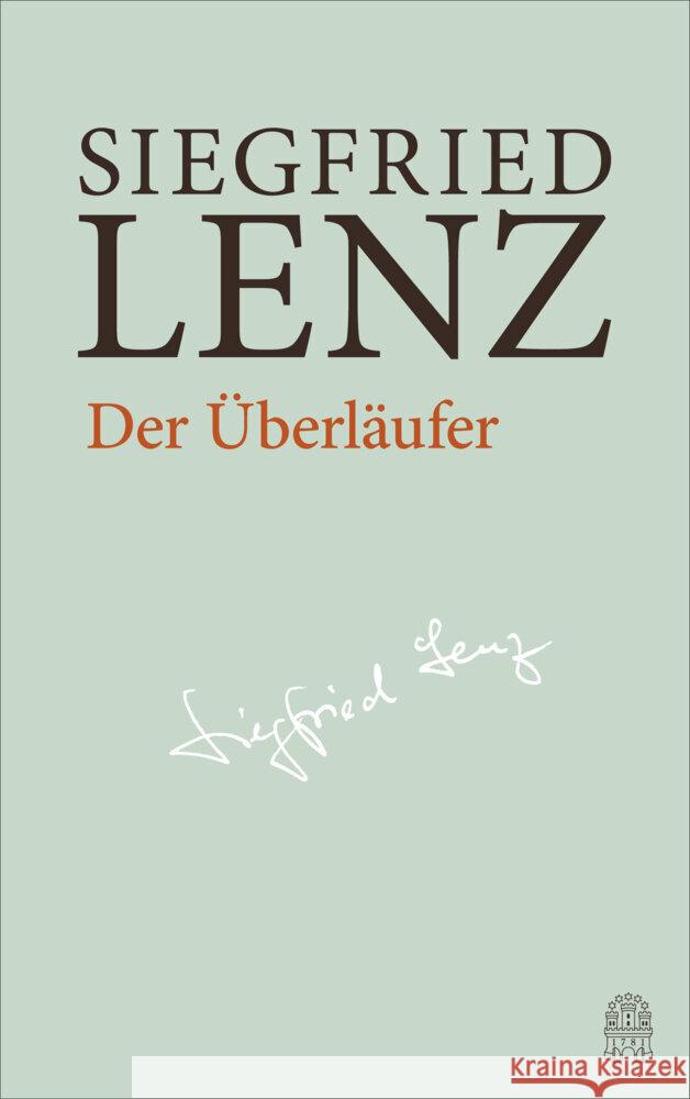 Der Überläufer Lenz, Siegfried 9783455405927