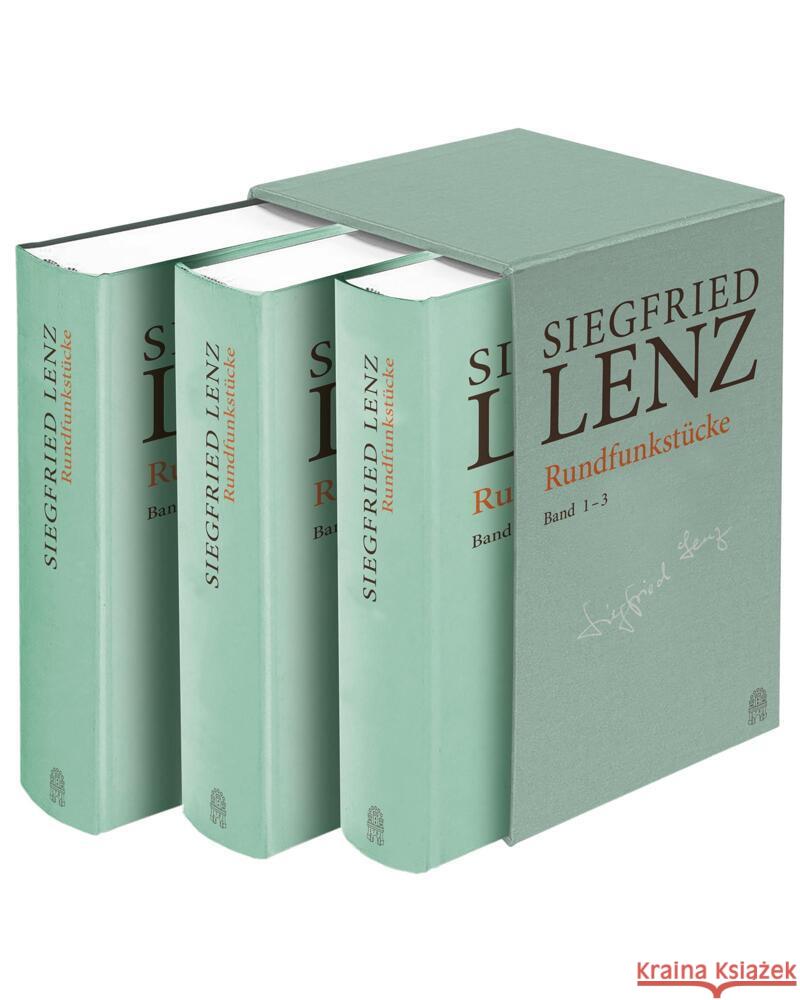 Rundfunkstücke Lenz, Siegfried 9783455406139