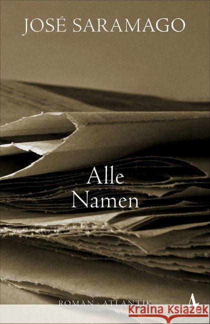 Alle Namen : Roman Saramago, José 9783455651041