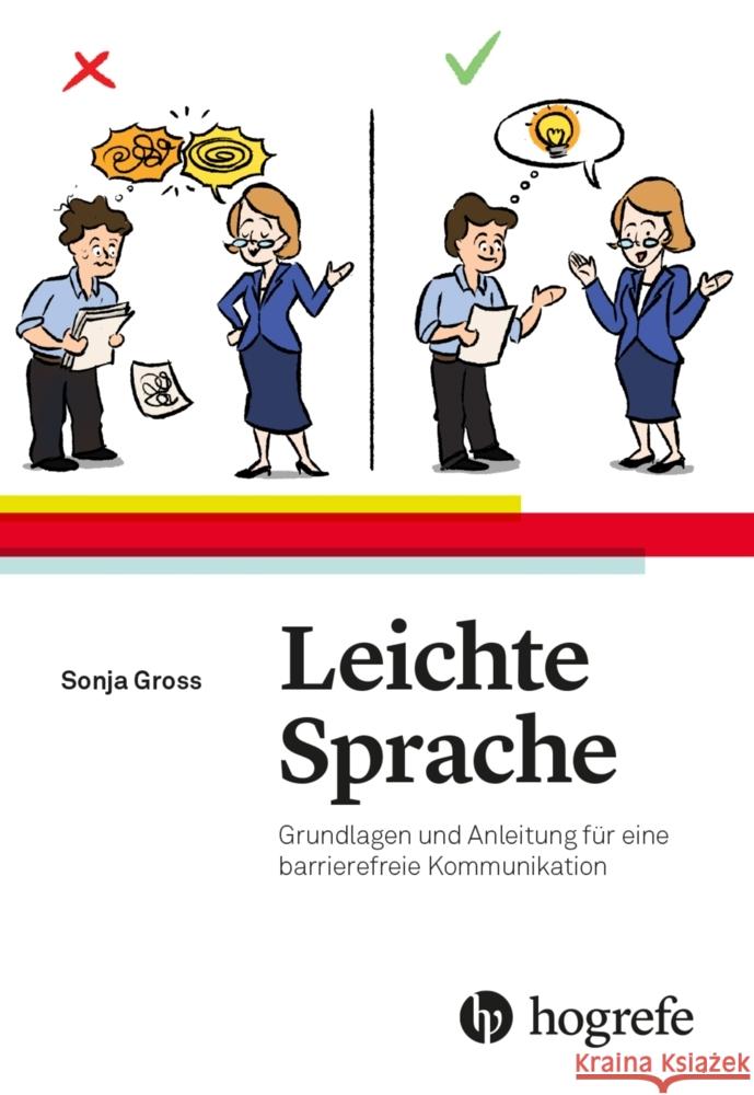 Leichte Sprache Gross, Sonja 9783456862729 Hogrefe (vorm. Verlag Hans Huber )