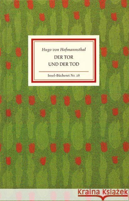 Der Tor Und Der Tod Hugo von Hofmannsthal 9783458080282 Insel Verlag Anton Kippenberg