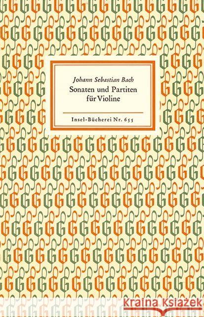 Sonaten und Partiten für Violine allein : Wiedergabe der Handschrift. Vorw. v. Yehudi Menuhin Bach, Johann S.   9783458086550 Insel, Frankfurt