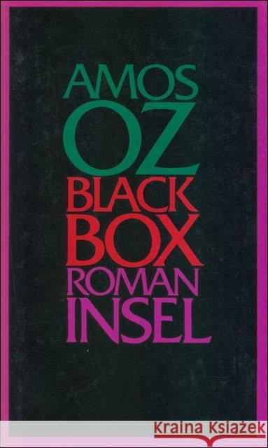 Black Box : Roman Oz, Amos 9783458160380