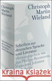 Schriften zur deutschen Sprache und Literatur, 3 Bde. Wieland, Christoph M. Reemtsma, Jan Ph. Radspieler, Hans 9783458172697 Insel, Frankfurt