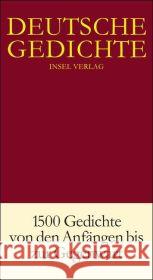 Deutsche Gedichte : 1500 Gedichte von den Anfängen bis zur Gegenwart Simm, Hans-Joachim   9783458174400