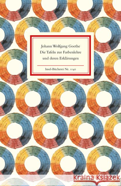 Die Tafeln zur Farbenlehre und deren Erklärungen : Nachw. v. Jürgen Teller Goethe, Johann W. von   9783458191407 Insel, Frankfurt