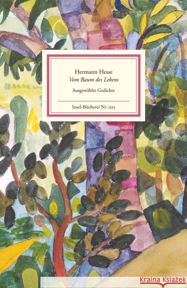 Vom Baum des Lebens Hesse, Hermann 9783458195153 Insel Verlag