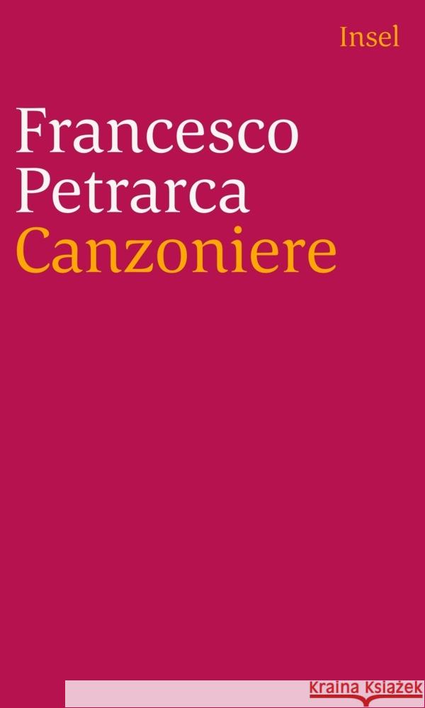 Canzoniere Petrarca, Francesco 9783458243045