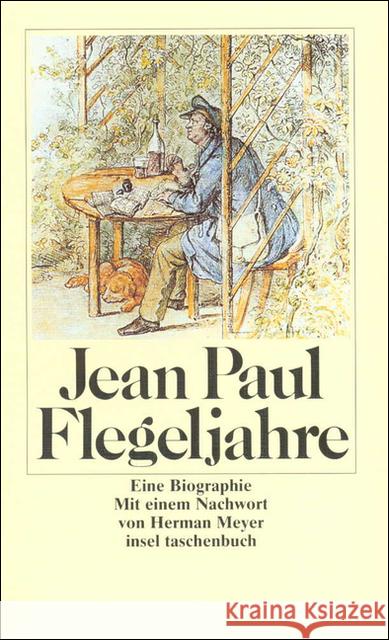 Flegeljahre : Eine Biographie. Nachw. v. Hermann Meyer Jean Paul 9783458325734 Insel Verlag