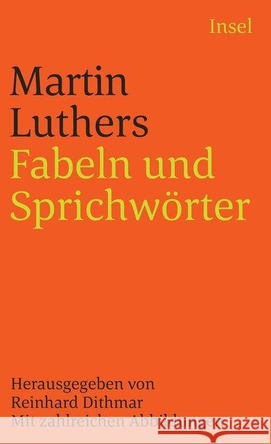 Luthers Fabeln und Sprichwörter Luther, Martin 9783458327943 Insel Verlag