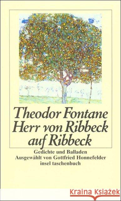 Herr von Ribbeck auf Ribbeck : Gedichte und Balladen Fontane, Theodor Honnefelder, Gottfried  9783458331469 Insel, Frankfurt