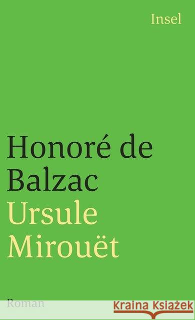 Die menschliche Komödie. Die großen Romane und Erzählungen : Ursule Mirouet. Roman Balzac, Honoré de   9783458336020 Insel, Frankfurt