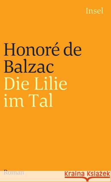 Die Lilie im Tal Balzac, Honoré de 9783458336167