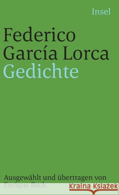 Gedichte García Lorca, Federico 9783458338987 Insel Verlag