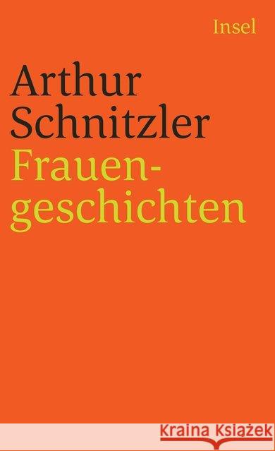 Frauengeschichten Schnitzler, Arthur 9783458345046 Insel Verlag