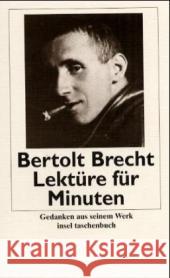 Lektüre für Minuten Brecht, Bertolt 9783458345640