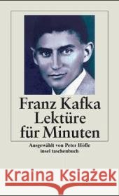Lektüre für Minuten Kafka, Franz 9783458347514 Insel Verlag