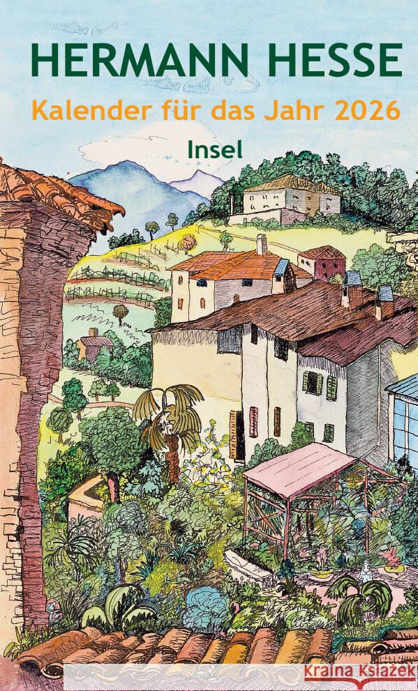 Hermann Hesse Kalender für das Jahr 2026 Hesse, Hermann 9783458684138
