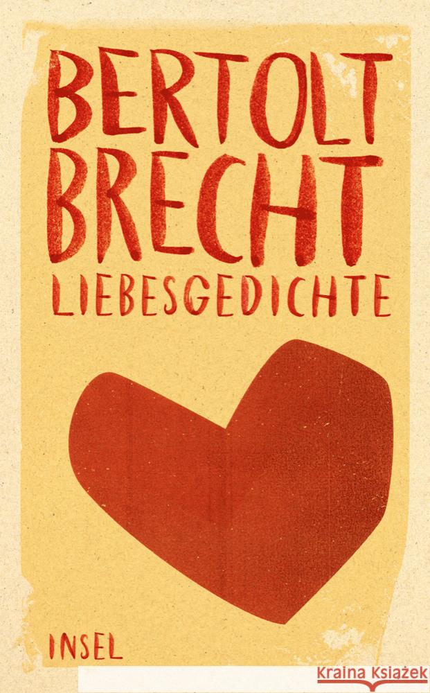 Liebesgedichte Brecht, Bertolt 9783458684374