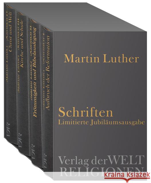 Schriften, 4 Bde. : Limitierte Jubiläumsausgabe Luther, Martin 9783458700548