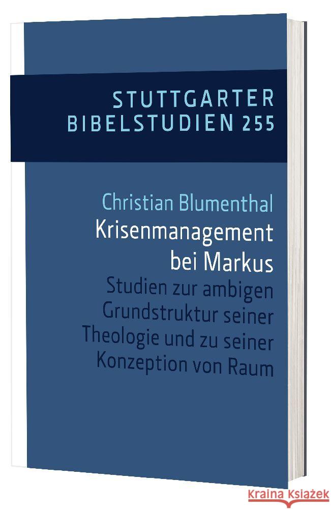 Krisenmanagement bei Markus SBS 255 Blumenthal, Christian 9783460035546 Katholisches Bibelwerk