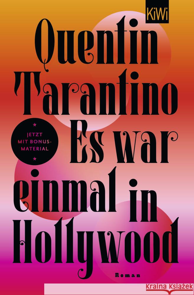 Es war einmal in Hollywood Tarantino, Quentin 9783462003628