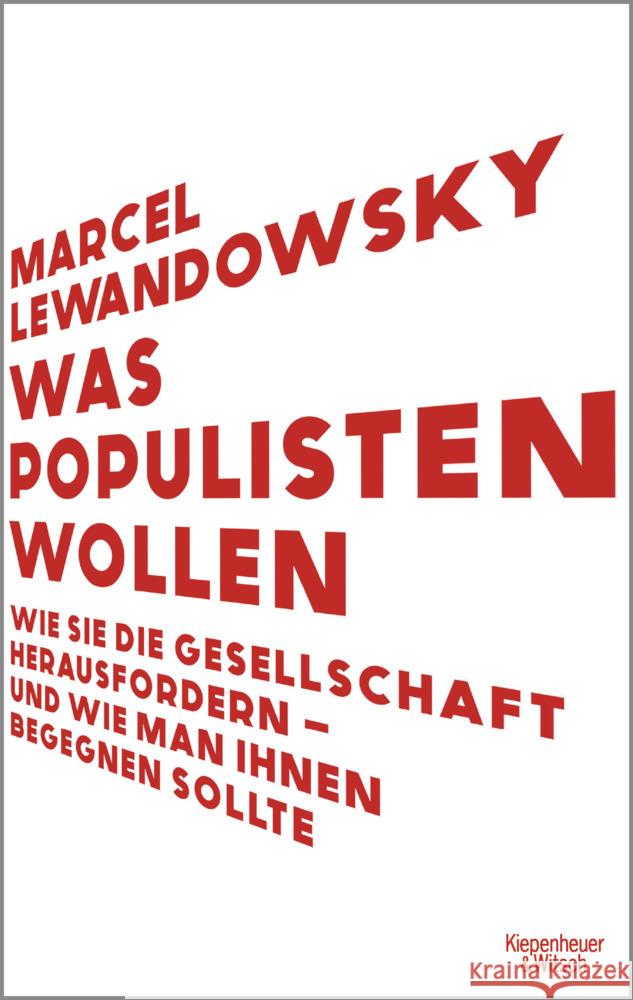 Was Populisten wollen Lewandowsky, Marcel 9783462006728