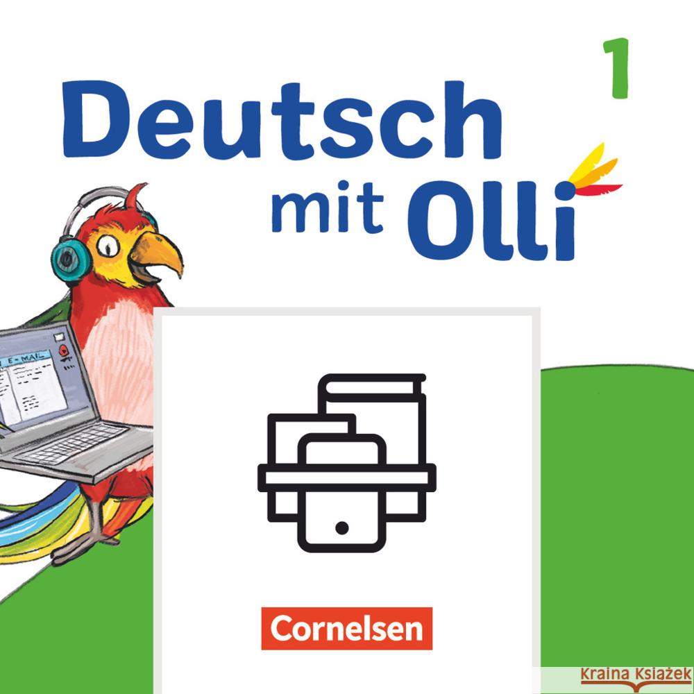 Deutsch mit Olli - Erstlesen - Ausgabe 2021 - 1. Schuljahr Mein Medienpass - Arbeitsheft Medienkompetenz - 10 Stück im Paket Bülow, Sandra, Helmes, Sarah 9783464810804 Cornelsen Verlag