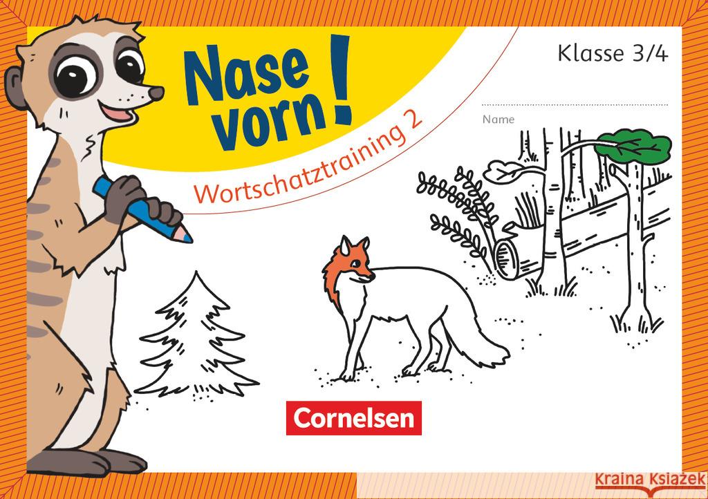 Nase vorn! - Deutsch - Übungshefte - 3./4. Schuljahr Wegerle, Lisa 9783464814086 Cornelsen Verlag