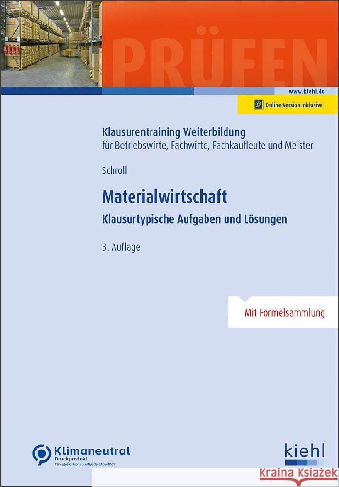Materialwirtschaft Schroll, Stefan 9783470635934 Kiehl