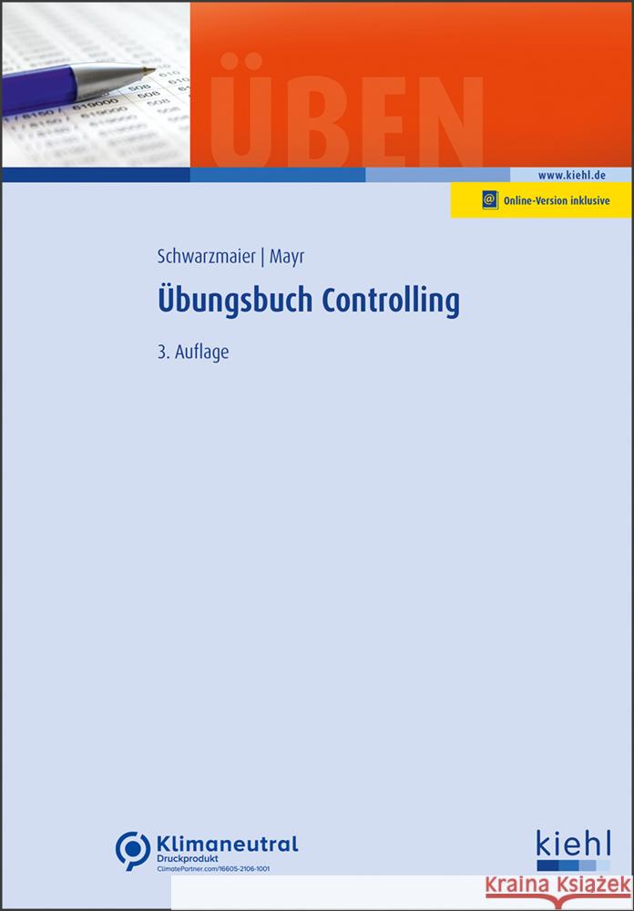 Übungsbuch Controlling Schwarzmaier, Ulrich, Mayr, Christoph 9783470663937