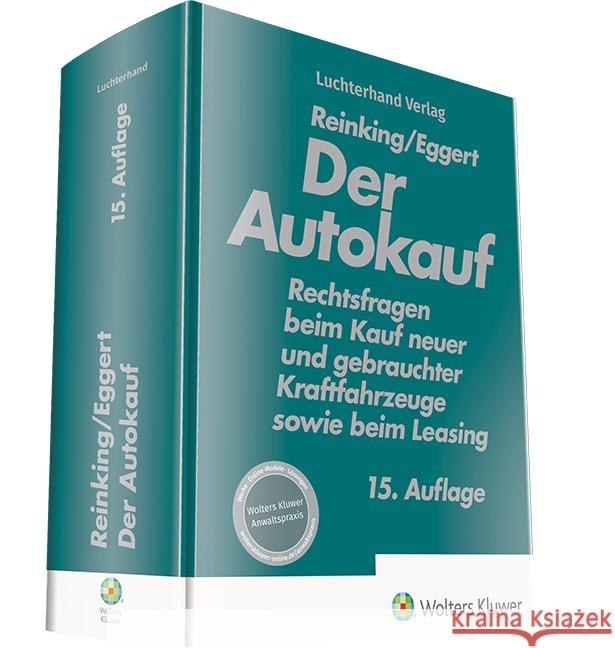 Der Autokauf Eggert, Christoph, Reinking, Kurt 9783472097426